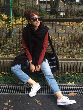 近藤千尋さん（レディース・160cm）の冬コーディネート
