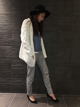 近藤千尋さん（レディース・160cm）の冬コーディネート