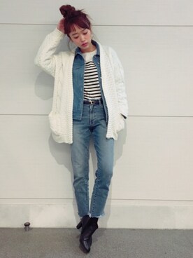近藤千尋さん(レディース・160cm)の冬コーディネート