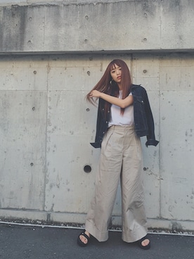 近藤千尋さん(レディース・160cm)の春コーディネート