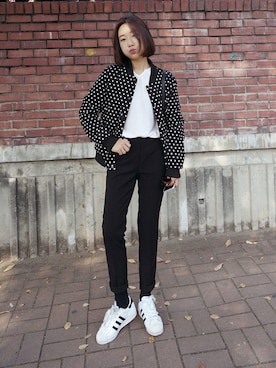 「韓国ファッション」｜ZEMMAWORLDさん（レディース・164cm）の秋コーディネート