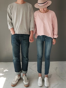 「 シンプル」｜ZEMMAWORLDさん（レディース・164cm）の春コーディネート