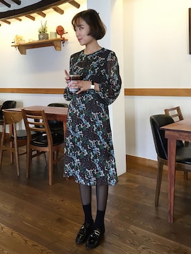 「アイテム（ワンピース、その他）」を使った、ZEMMAWORLDさん（レディース・164cm）の春コーディネート