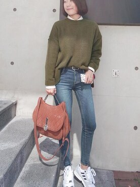 「 ニット」｜ZEMMAWORLDさん（レディース・164cm）の秋コーディネート