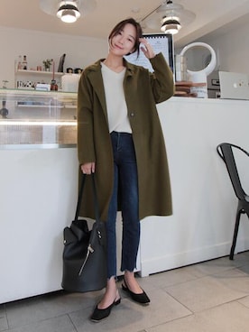 「 コート」｜ZEMMAWORLDさん（レディース・164cm）の秋コーディネート