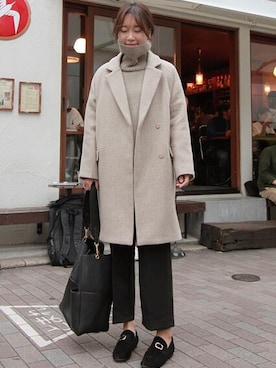 「 コート」｜ZEMMAWORLDさん（レディース・164cm）の秋コーディネート