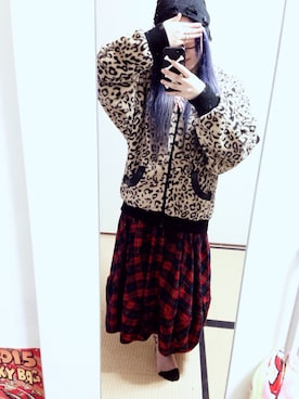 「Abercrombie&Fitch（アバークロンビーアンドフィッチ）のアイテム（ニットキャップ/ビーニー）」を使った、HaMoDa.さん（レディース・157cm）の春コーディネート