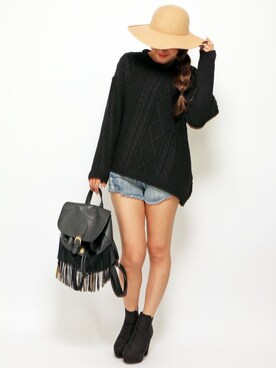 maoさん（レディース・168cm）の冬コーディネート