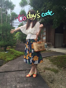 OURIさん（レディース・160cm）の夏コーディネート