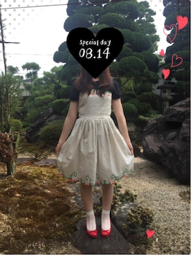 「チューブトップワンピース」｜OURIさん（レディース・160cm）の夏コーディネート