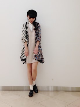 「KATHARINE ROSS（キャサリンロス）のアイテム（その他シューズ）」を使った、AYUMIさん（レディース・166cm）の秋コーディネート