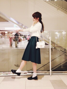 「KATHARINE ROSS（キャサリンロス）のアイテム（その他シューズ）」を使った、AYUMIさん（レディース・166cm）の冬コーディネート