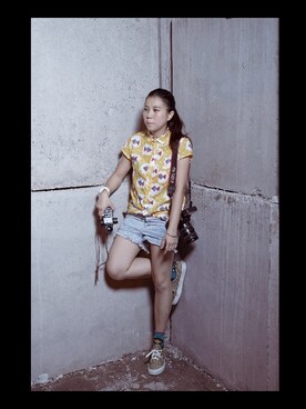 Gloria Tang さん（レディース・155cm）の夏コーディネート