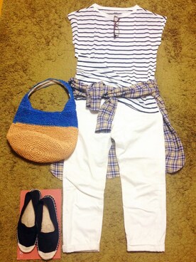 yukaaaaari☻さん（レディース・158cm）の夏コーディネート