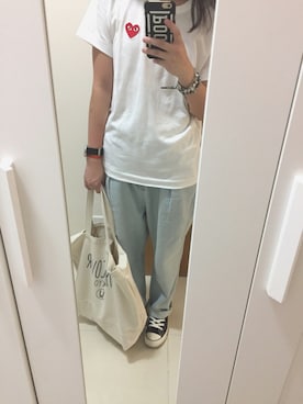「UNDERCOVER（アンダーカバー）のアイテム（バッグ）」を使った、KAY.FUNGさん（レディース・158cm）の秋コーディネート