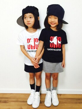 「SWAGGER（スワッガー）のアイテム」を使った、ひよ。こは。さん（キッズ・110cm）の夏コーディネート