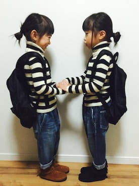 ひよ。こは。さん（キッズ・110cm）の秋コーディネート