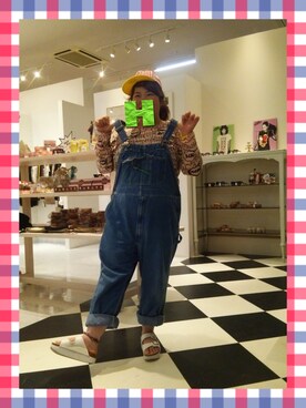 「店頭コーデ」｜「アイテム（サンダル）」を使った、ぴなちゃんさん（レディース・158cm）の夏コーディネート