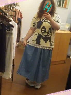 「アパレル」｜ぴなちゃんさん（レディース・158cm）の夏コーディネート