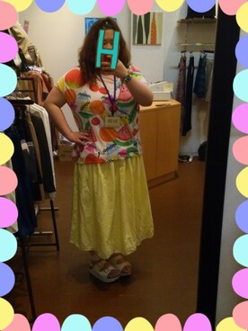 「アパレル」｜ぴなちゃんさん（レディース・158cm）の夏コーディネート