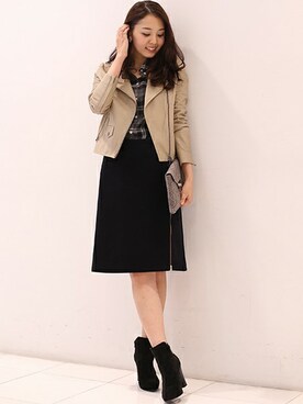 ayakaさん（レディース・160cm）の秋コーディネート