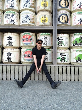 「JOHN LAWRENCE SULLIVAN」｜「アイテム（アナログ腕時計）」を使った、Yuji Fuchitaさん（メンズ・180cm）の春コーディネート