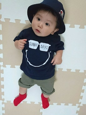 AOさん(キッズ・70cm)の夏コーディネート