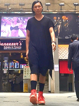 「CAROL CHRISTIAN POELL（キャロルクリスチャンポエル）のアイテム（シューズ）」を使った、Iam Will Iamさん（メンズ・176cm）の秋コーディネート