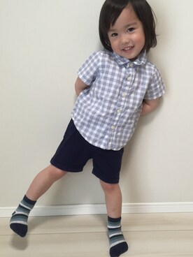 「こどもの日」｜「アイテム（ソックス/靴下）」を使った、yutoさん（キッズ・90cm）の春コーディネート