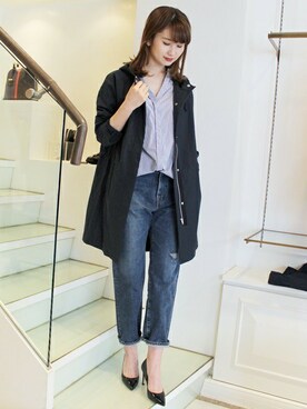 「edit for lulu」｜「アイテム（その他アウター）」を使った、Ａｙａｎｏさん（レディース・166cm）の冬コーディネート