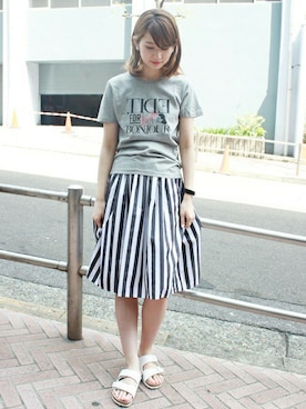 「EDIT. FOR LULU（エディットフォールル）のアイテム」を使った、Ａｙａｎｏさん（レディース・166cm）の春コーディネート