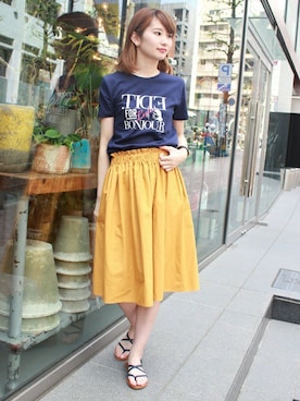 「EDIT. FOR LULU（エディットフォールル）のアイテム」を使った、Ａｙａｎｏさん（レディース・166cm）の春コーディネート