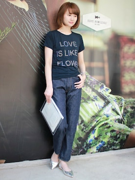 「EDIT. FOR LULU（エディットフォールル）のアイテム」を使った、Ａｙａｎｏさん（レディース・166cm）の春コーディネート