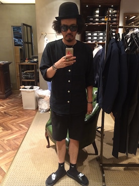 おかだかずやさん（メンズ・181cm）の夏コーディネート