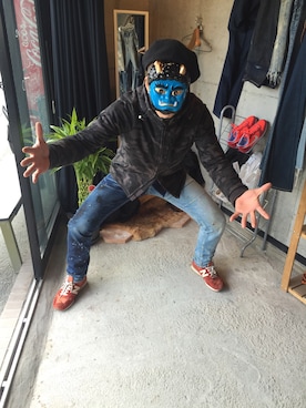 「アイテム（マウンテンパーカー）」を使った、Kyonさん（メンズ・174cm・20代）の冬コーディネート