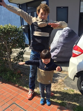 「アイテム（マウンテンパーカー）」を使った、Kyonさん（メンズ・174cm・20代）の春コーディネート