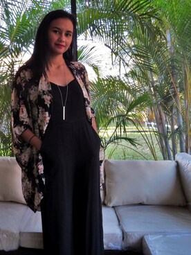 「cotton on（コットンオン）のアイテム（オールインワン・サロペット）」を使った、Meli さん（レディース・170cm）の夏コーディネート