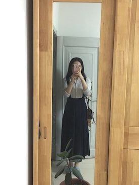 「FOREVER 21（フォーエバー トゥエンティーワン）のアイテム（ブレスレット、ゴールド系）」を使った、张大美少女さん（レディース）の夏コーディネート