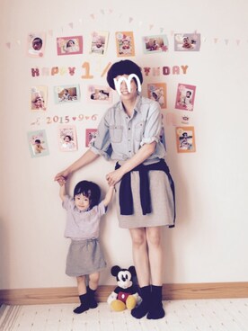 Sakura&mammyさん(キッズ・80cm)の秋コーディネート