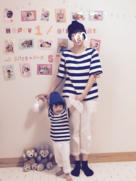Sakura&mammyさん（キッズ・80cm）の秋コーディネート