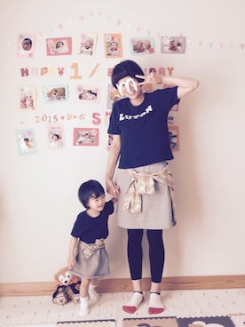 Sakura&mammyさん(キッズ・80cm)の秋コーディネート