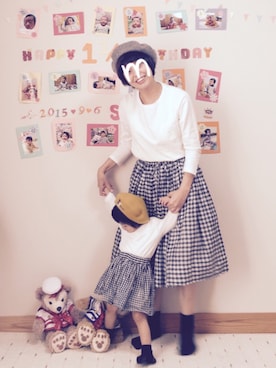 Sakura&mammyさん（キッズ・80cm）の秋コーディネート