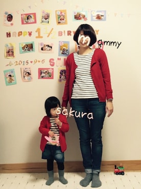 Sakura&mammyさん（キッズ・80cm）の冬コーディネート