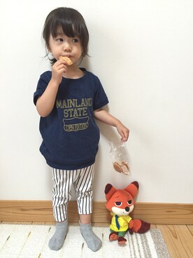 Sakura&mammyさん（キッズ・80cm）の春コーディネート