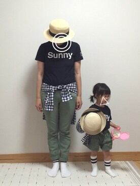 Sakura&mammyさん（キッズ・80cm）の春コーディネート