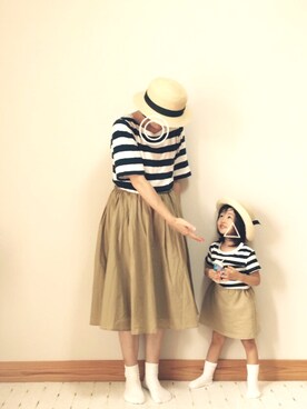 Sakura&mammyさん（キッズ・90cm）の夏コーディネート