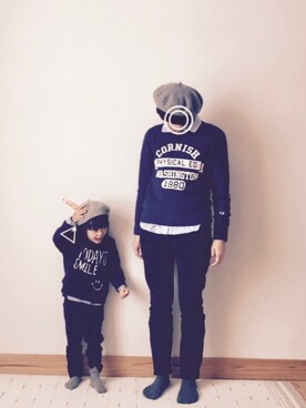 Sakura&mammyさん（キッズ・90cm）の秋コーディネート