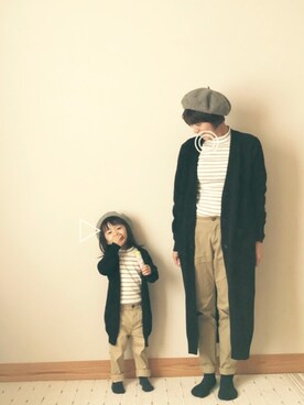 Sakura&mammyさん（キッズ・90cm）の秋コーディネート