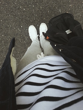 「CONVERSE（コンバース）のCONVERSE コンバース ジャック パーセル / JACK PURCEL（スニーカー）」を使った、green☆5さん（レディース・162cm）の冬コーディネート