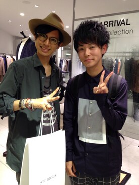 「STUDIOUS別注」｜Yusuke Aokiさん（メンズ・168cm）の夏コーディネート